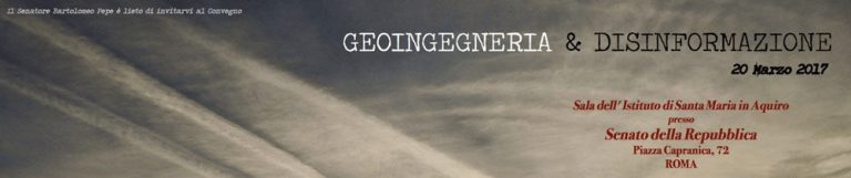 Konferenz “Geoengineering & Desinformation” im Senat in Rom 20.03.2017